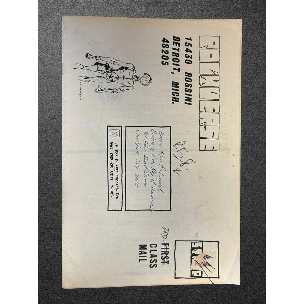 ORIG 1973 POLVERSE FANZINE VOL. 1 NO. 1 - TODD BAKE